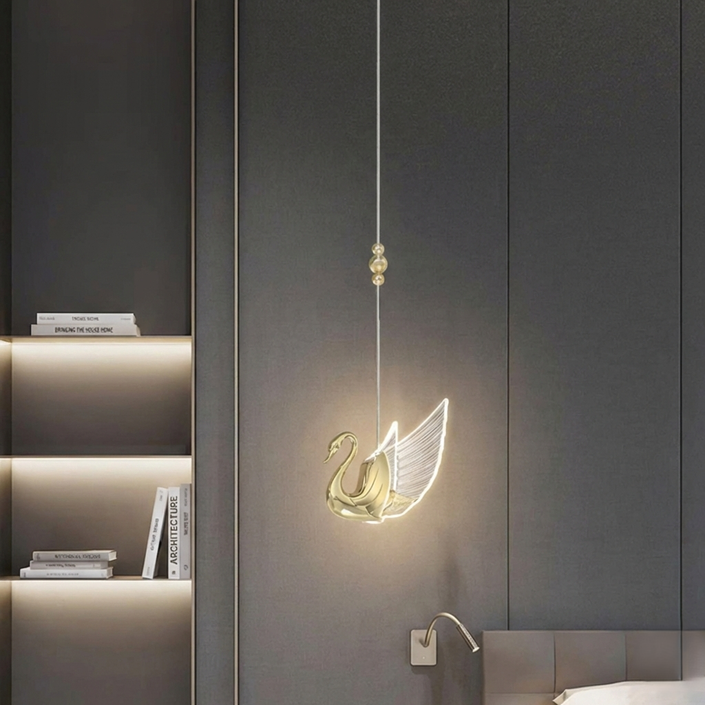 Swan Pendant Light