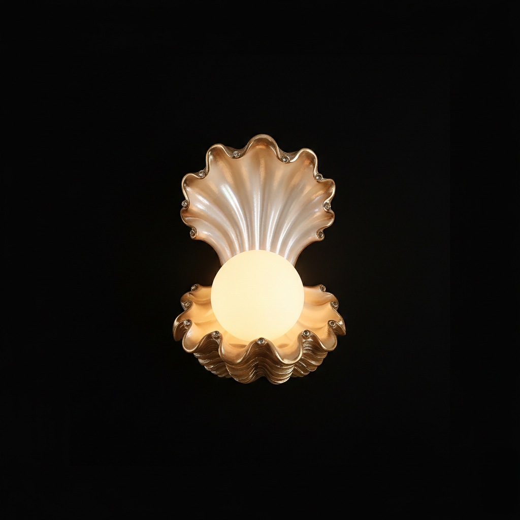 Mother-of-Pearl Wall Light