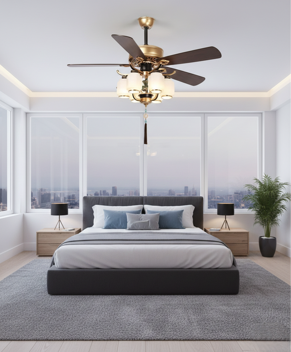 Heritage Breeze Remote Ceiling Fan