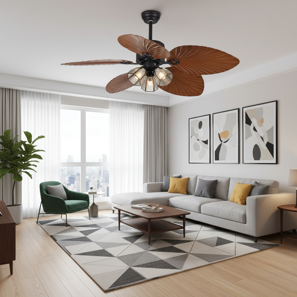 Palmora Leaf Ceiling Fan