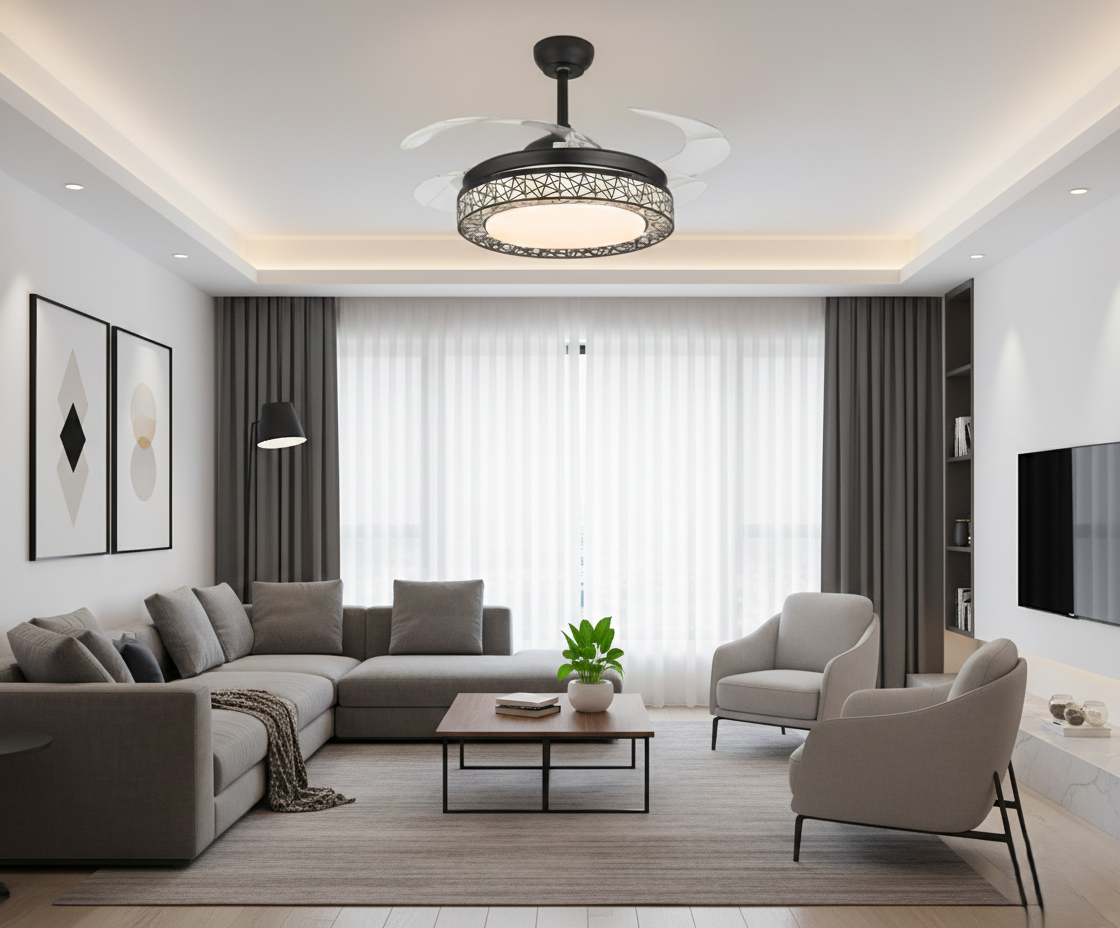 Carbon Elegance Ceiling Fan