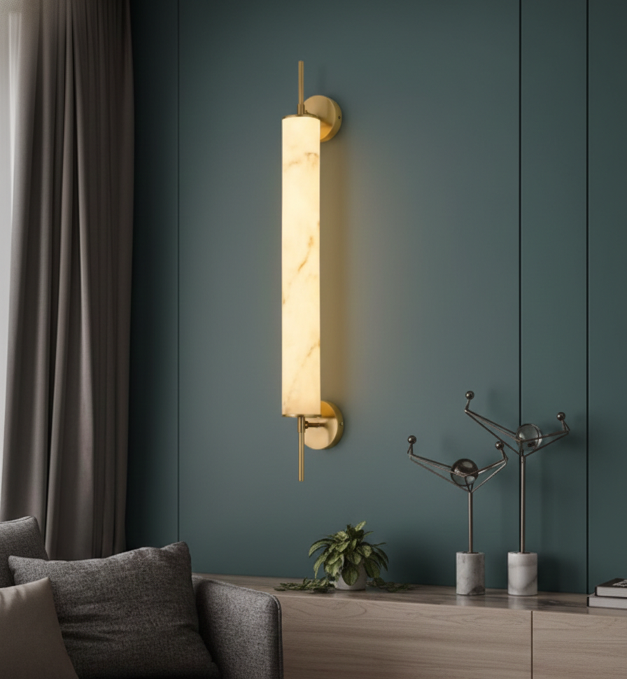 Linear Marble  Wall Light