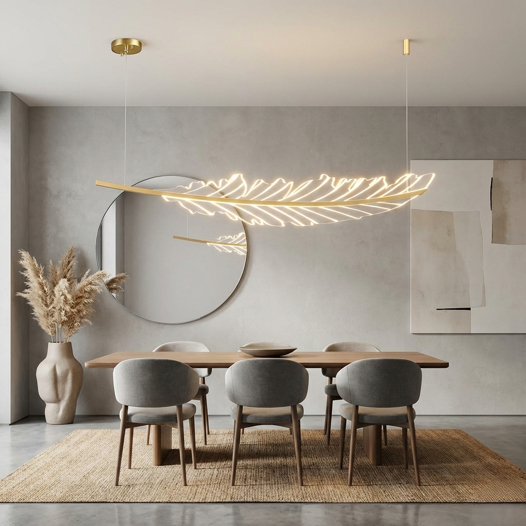 Petal Leaf Dining Chandelier