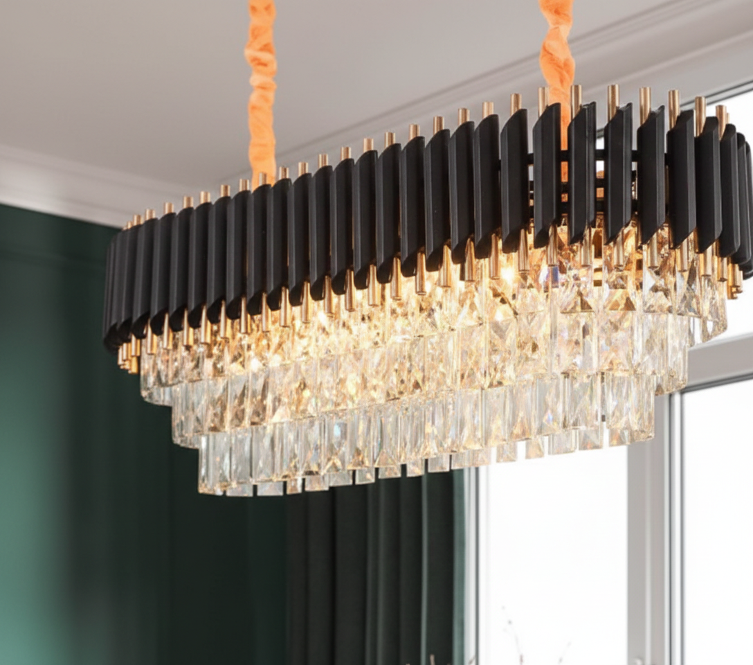 Eclipse Crystal Dining Chandelier