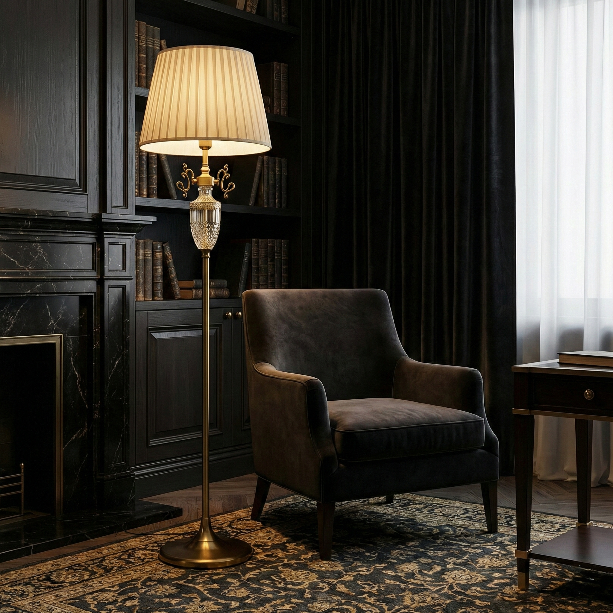 The Amber Glow Floor Lamp