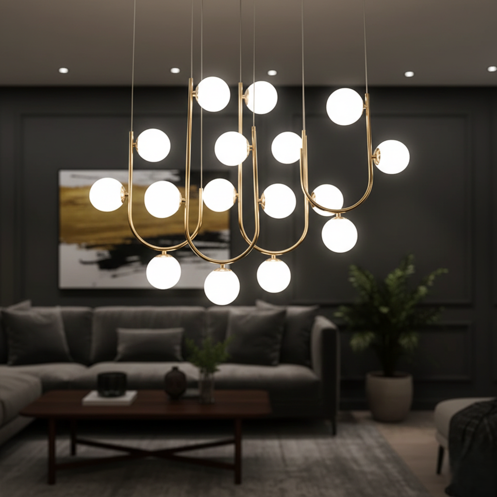 Modern Milkyway Hanging Chandelier