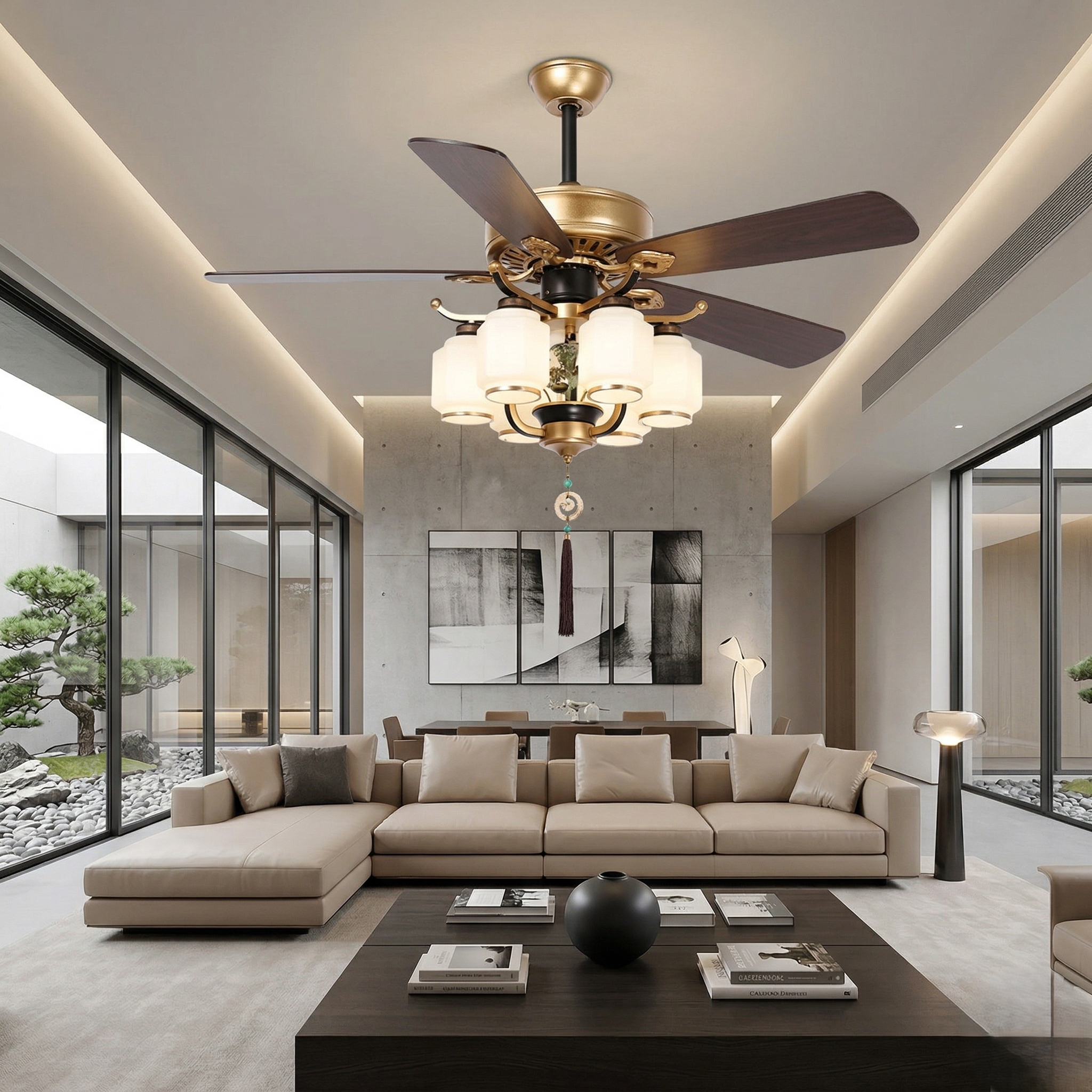 Heritage Breeze Remote Ceiling Fan